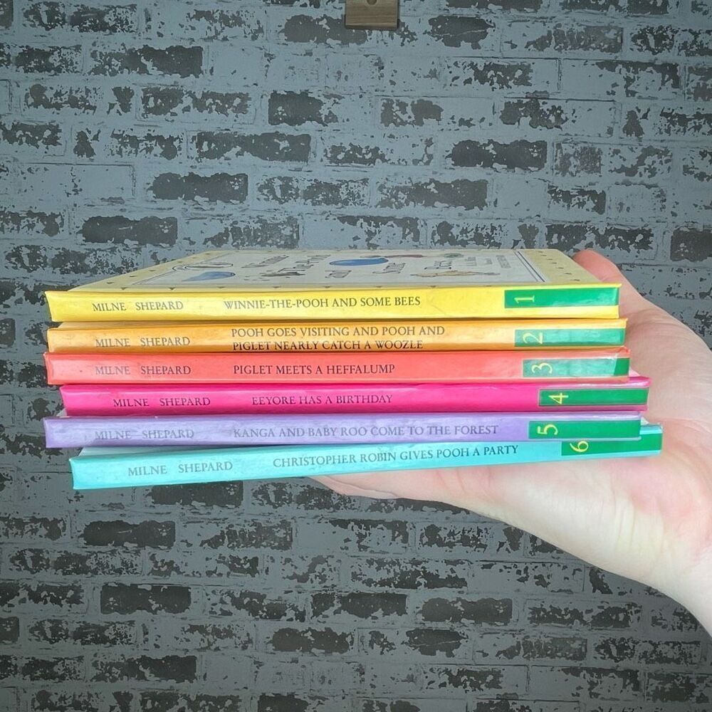 Winnie Pooh vintage collection of kids books